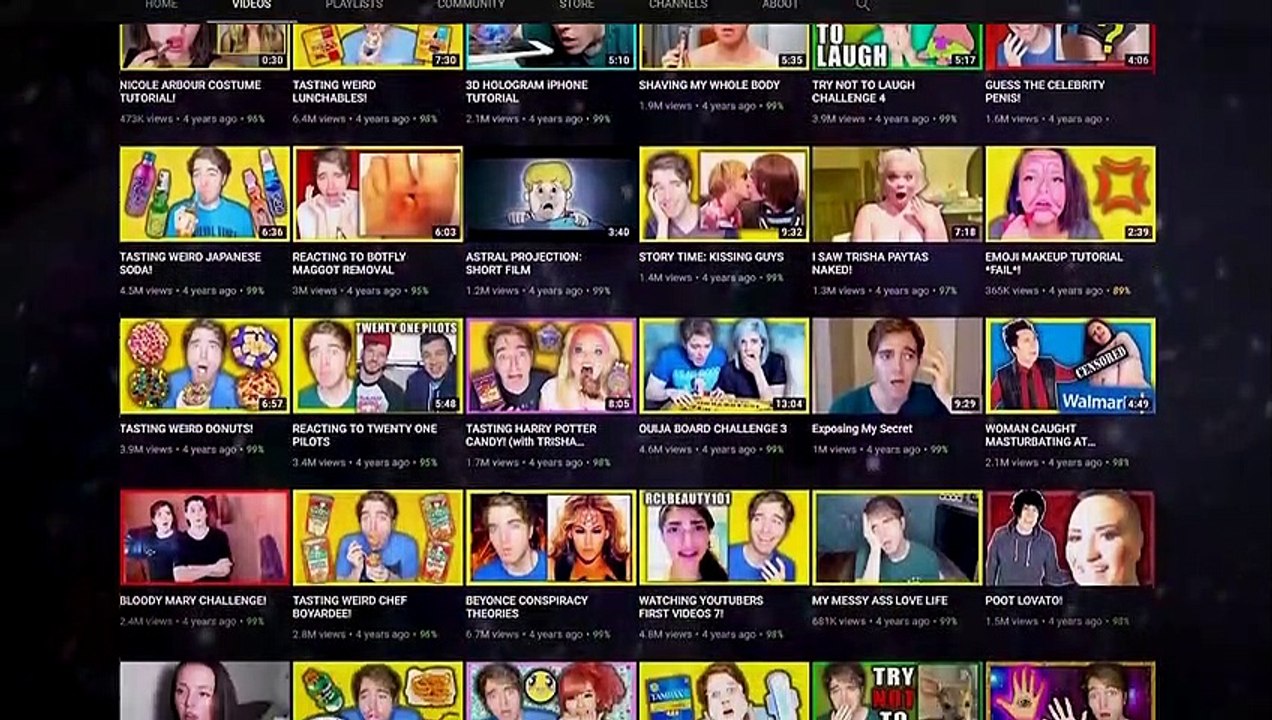 Shane Dawson's Lost Videos