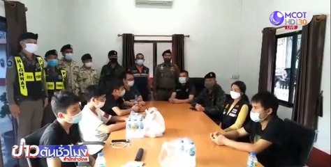 จับ 16 ชาวจีนเสี่ยงตายลอยคอข้ามน้ำเมยเข้าไทย