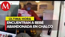 Abandonan a recién nacida en plaza comercial de Chalco