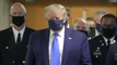 Coronavirus - Le président Donald Trump est apparu pour la première fois cette nuit portant en public un masque de protection contre le COVID-19