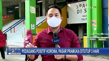 Pasar Obat Pramuka Tutup Selama 3 Hari Pasca Pedagang Positif Corona