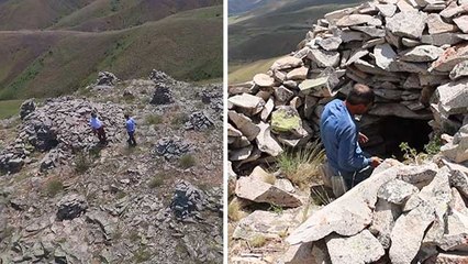 2 bin rakımlı tepedeki gizemli yapılar görenleri şaşırtıyor