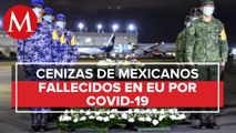 Llegan las urnas con cenizas de mexicanos muertos en EU por covid-19