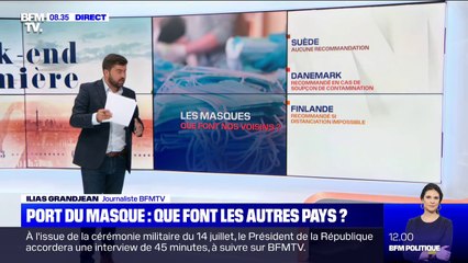 Port du masque: que font les autres pays ?