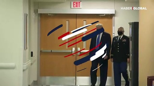 Trump ilk kez maske ile görüntülendi