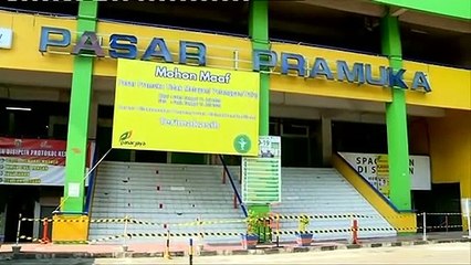 Pasar Pramuka Ditutup, 1 Orang Positif Corona