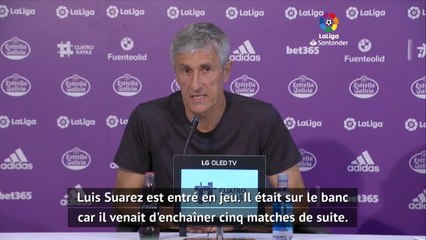 36e j. - Setién : "Griezmann a demandé à sortir"