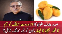 aamPresident Arif Alvi launches mango diplomacy