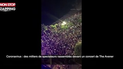 Coronavirus : des milliers de spectateurs rassemblés devant un concert de The Avener (vidéo)