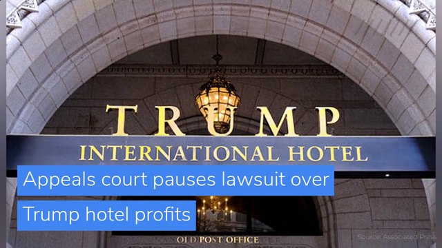Appeals court pauses lawsuit over Trump hotel profits, and other top stories from July 12, 2020.