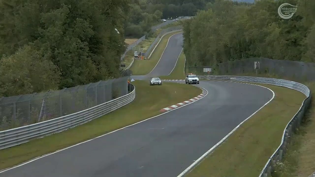 NLS Endurance Nurburgring 2020 2 Porsche Pass Safety Vehicle Crazy  on Grass