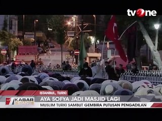 Hagia Sophia Jadi Masjid Lagi, Warga Turki Sambut Gembira