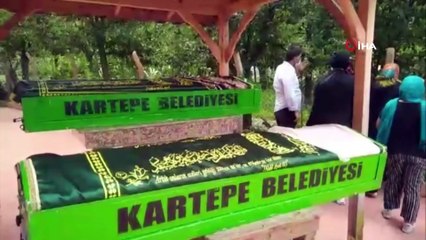 Otelde öldürülen anne kız son yolculuklarına uğurlanıyor