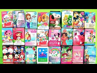 25 Surprise Eggs- Vampirina Kinder Surprise MLP Pixar Angry Birds Disney Princess