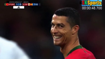 Cristiano Ronaldo BEST goals of  in Portugal Vs Spain match -World Cup-2018-