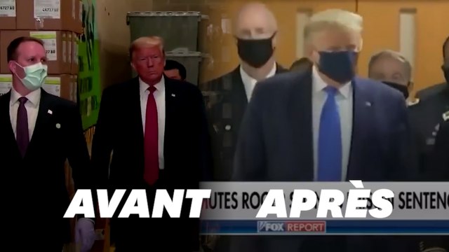 Donald Trump assure n'avoir jamais été contre le masque sauf que...