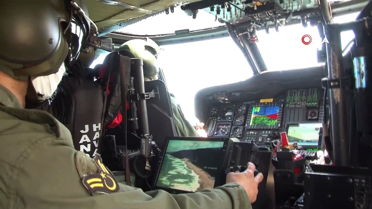 Jandarma Şile’de helikopter destekli denetimler...