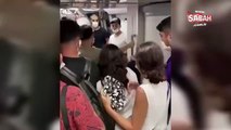 Metroda tacize uğrayan genç kadın sinir krizi geçirdi