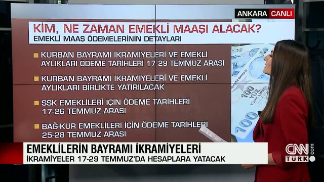 Son dakika... Emeklilerin bayram ikramiyesinin ödeneceği tarih belli oldu | Video