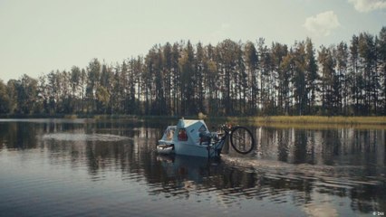 اختراع مبتكر: دراجة كرفان قارب