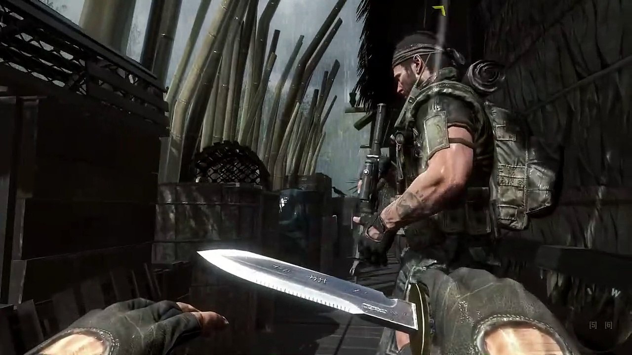 Very Beautiful Mission in Vietnam Jungle ! Call of Duty Black Ops FPS Game on PC