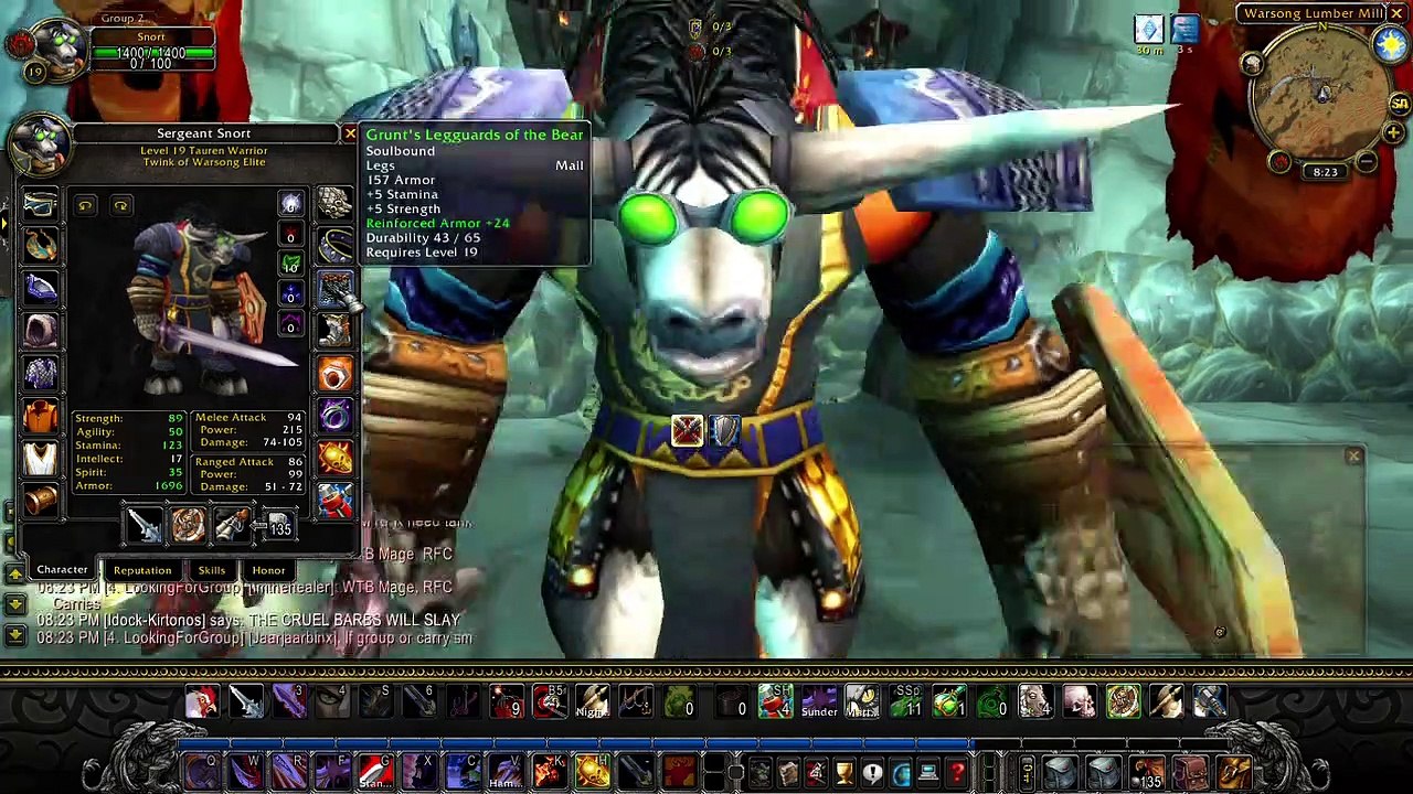 I Am Snort - World of Warcraft - Classic 19 Twink WSG #1