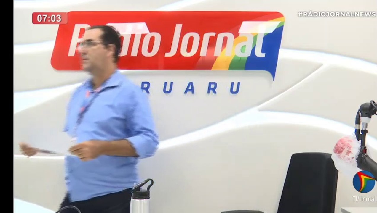 Erros de gravação - TV Jornal Interior (SBT Caruaru) vaza cenário do Rádio Jornal News durante Primeiro Impacto (20/05/2020) (07h02) | TV Jornal Caruaru SBT 2020