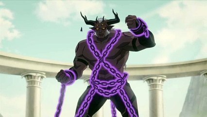 Justice League Dark: Apokolips War (2020) Raven Locks her Father (Trigon) Scene [4K]