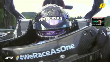 هاميلتون يحسم سباق النمسا وتهنئة من فريق مرسيدس عبر الراديو
