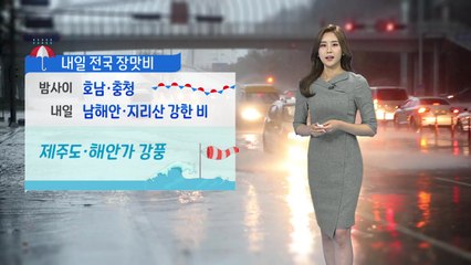 [날씨] 충청·호남 물 폭탄...전국에 장맛비 / YTN