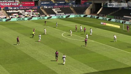 Swansea City 0-1 Leeds United Quick Match Highlights - Championship 12/07/20