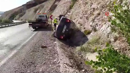 Otomobil takla attı: 5 yaralı