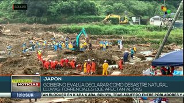 Japón: lluvias torrenciales han dejado 66 muertos y 16 desaparecidos