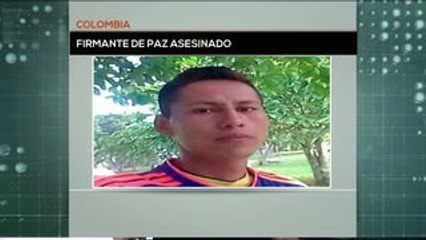 Colombia: asesinan a Fredy Fajardo quien fue firmante de paz