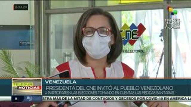 Venezuela: Pdta del CNE invita a participar en elecciones legislativas