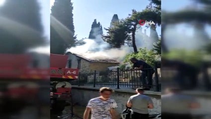 Heybeliada'da ormanlık alanda yangın