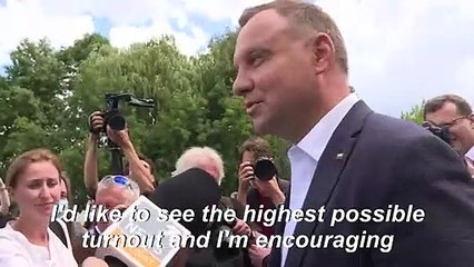 Polish democracy has 'matured' says president on election day