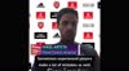 Senior players as accident prone as youngsters - Arteta