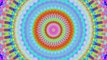 Funky Trippy Rainbow Mandala Animation (epilepsy warning)