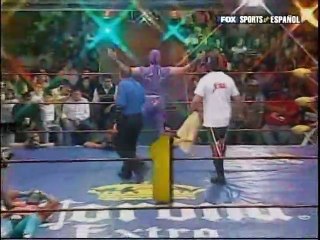 Jeque vs Stuka Jr. for the mask