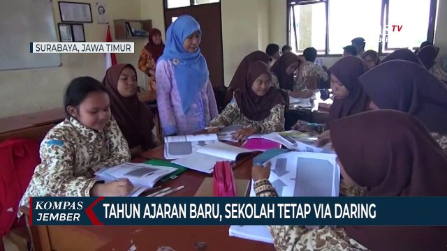 Memasuki Tahun Ajaran Baru, Kegiatan Belajar Mengajar di Jawa Timur Tetap via Daring