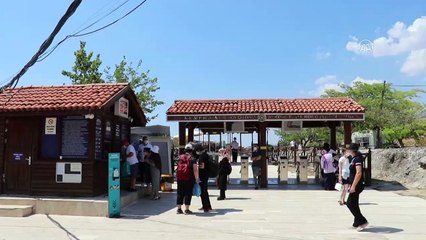 Pamukkale'de hafta sonu yoğunluğu - DENİZLİ