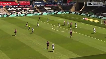 Resumen Swansea City vs Leeds United 0-1   Highlights, 12 July 2020 HD
