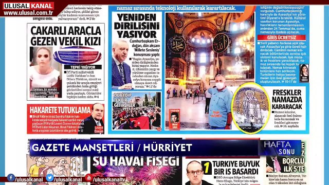 Hafta Sonu - 11 Temmuz 2020 - Sinem Fıstıkoğlu - Av. Ceyhan Mumcu - Anadolu Yakası Bosna-Sancak Derneği Bşk. Erdoğan Erden - Ulusal Kanal