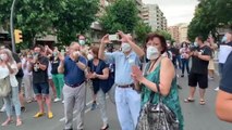 Unos 300 concentrados en Lleida contra el confinamiento