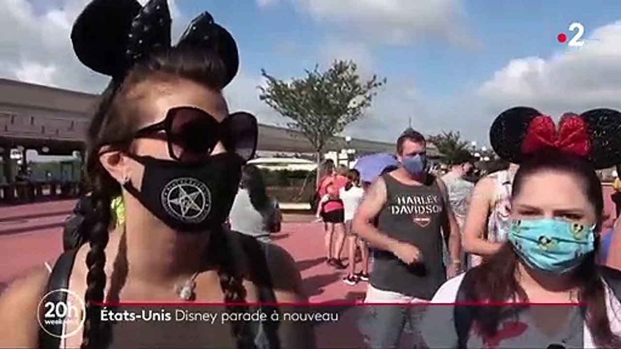 États-Unis : Disneyworld rouvre à Orlando, Trump porte un masque