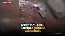 Artvin-Erzurum yolu heyelan nedeniyle ulaşıma kapandı