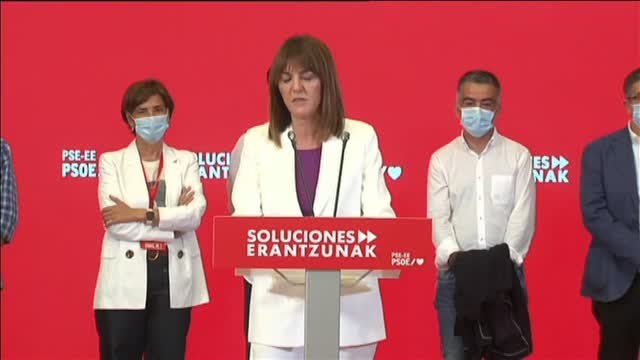 Idoia Mendia: Los socialistas vascos estamos muy satisfechos con el resultado
