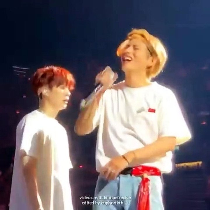 Taehyung getting shy