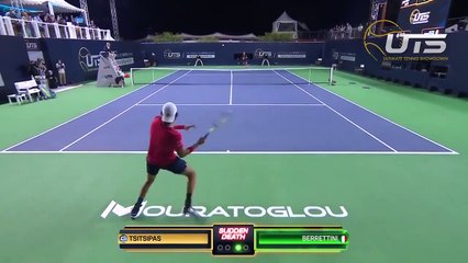 Matteo Berrettini vince la prima edizione del torneo Ultimate Tennis Showdown